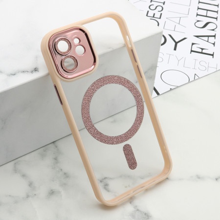 Futrola diamond magsafe za iphone 12 (6.1) roze ( F114956 )