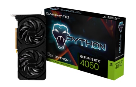 Gainward 4496 rtx4060 python ii 8gb gddr6 128bit 3x dp/hdmi svga