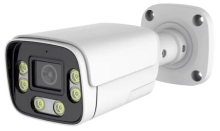 Gembird CAM-IP8MP-HAQ60D kamera 8Mpix APP P6SLite 3.6mm POE Human Detection IP66 6xIR+6xWarm Light Color