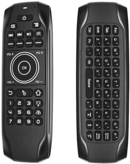 Gembird GMB-G7BTS Air Mouse Android TV Box Remote Control, Unique Design, Mini keyboard