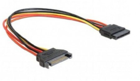 Gembird SATA power extention cable, 0.3 m CC-SATAMF-01