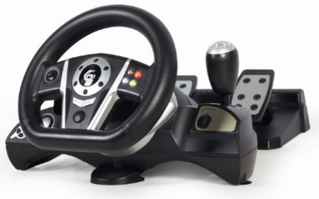 Gembird STR-M-01 volan za PS4, PS3, Switch, PC