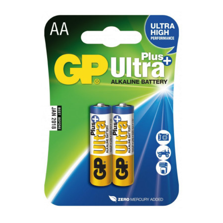 GP alkalne baterije ULTRA+ AA ( GP-LR06-PLUS/2BP ) - Img 1