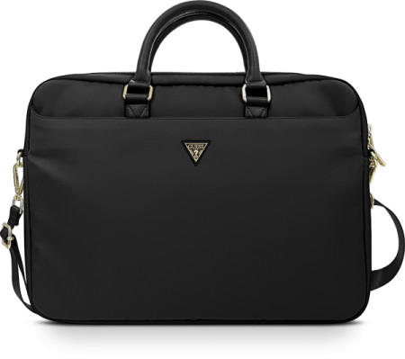Guess torba za laptop od 15"16" nylon metal triangle logo black ( GUCB15NTMLBK )