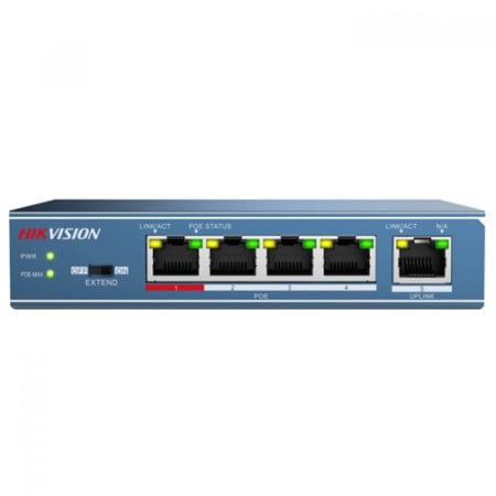 HikVision PoE switch 4port 10/100MBps DS-3E0105P-E ( 061-0311 )