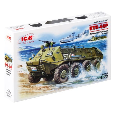 ICM Model Kit Military - BTR-60P, Armoured Personnel Carrier 1:72 ( 060918 )