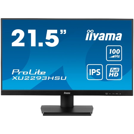 Iiyama Prolite XU2293HSU-B7 Business Monitor - 54.5 cm (21.5"), FULL HD (1920x1080), IPS LED, 100Hz, matte / black ( XU2293HSU-B7 )