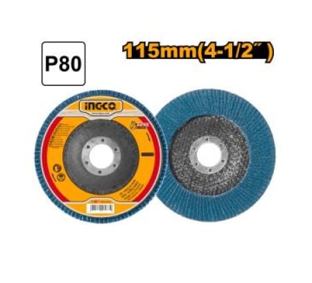 Ingco fdz1153 cirkonijum lamelarni disk 115mm gr80 ( FDZ1153 )