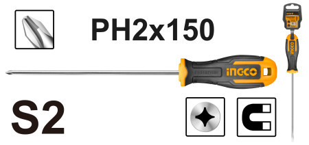 Ingco odvijač Phillips ph2x150mm ( HS68PH2150 )
