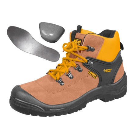 Ingco zaštitne cipele duboke braon industrial ingco ( SSH12S1P.40 )