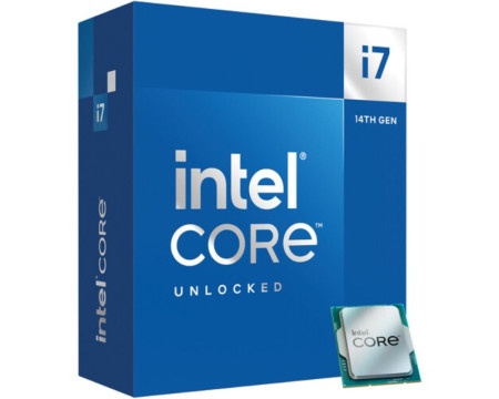 Intel core i7-14700K desktop 20 cores (8 P-cores + 12 E-cores) up to 5.6 GHz procesor ( BX8071514700K )