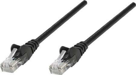 Intellinet kabl patch, Cat6 certified, U/UTP, 1m, crni 738330 ( 0001199893 )