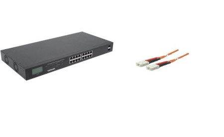 Intellinet Switch 16-Port 2SFP PoE 370W + 470032 ( 0001337539 )