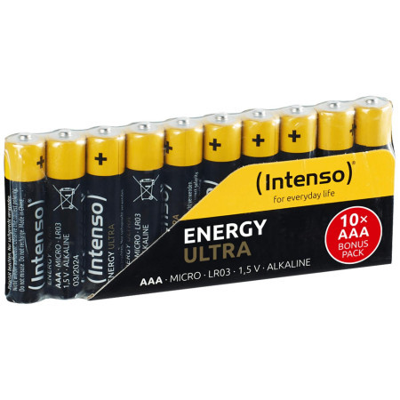 Intenso baterija alkalna, AAA LR03/10, 1,5 V, blister 10 kom
