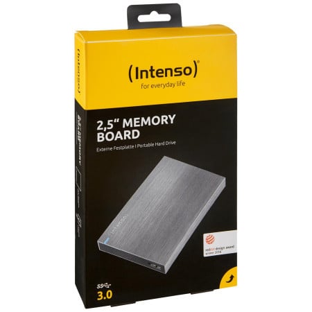 Intenso eksterni hard disk 2.5", kapacitet 1TB, USB 3.0, Crna - HDD3.0-1TB/memory board