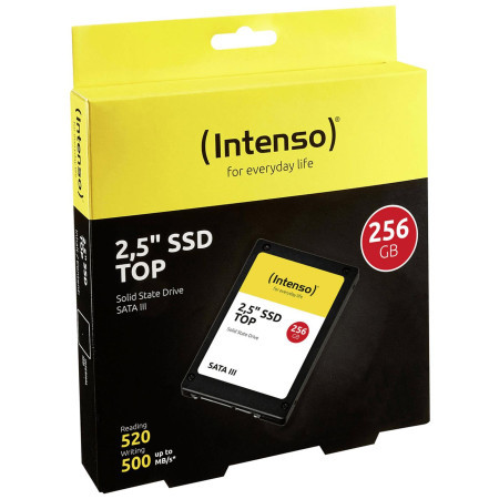 Intenso SSD disk 2.5", 256GB kapacitet, SATA III TOP - SSD-SATA3-256GB/Top