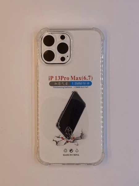 iPhone 13 Pro Max transparent maska sa ojačanim ivicama ( 96106 ) - Img 1