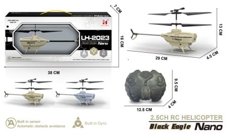 Ittl helikopter black eagle nano sensor ( 452659 )