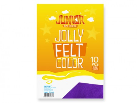 Jolly Color Felt, fini filc, ljubičasta, A4, 10K ( 135057 ) - Img 1