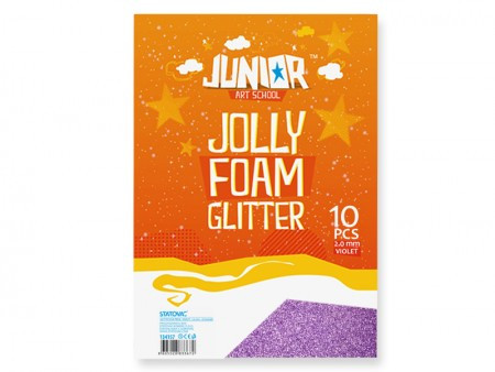 Jolly glitter foam, eva pena sa šljokicama, ljubičasta, A4, 10K ( 134157 )