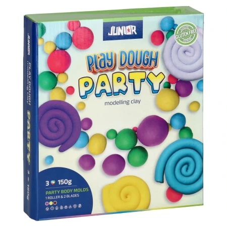 Junior funny clay masa za oblikovanje sa kalupima miks party ( 130796 )
