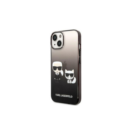 Karl Lagerfeld futrola za iPhone 14 black K &amp; choupette centered grad ( GSM167641 ) - Img 1
