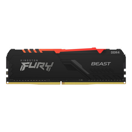 Kingston DDR4 32GB 3600MHz [fury beast RGB] CL18 1.35V w/RGB heatsink memorija ( KF436C18BBA/32 )