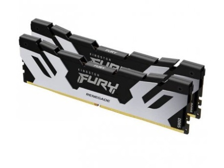 Kingston DDR5 32GB (2x16GB) 6400MT/s [FURY RENEGADE], CL32 1.4V, Silver/Black, XMP ( KF564C32RSK2-32 )