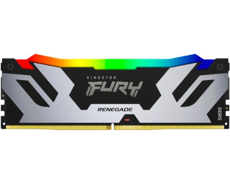 Kingston DIMM DDR5 32GB (2x16GB kit) 7600MT/s KF576C38RSAK2-32 fury renegade silver RGB XMP memorija