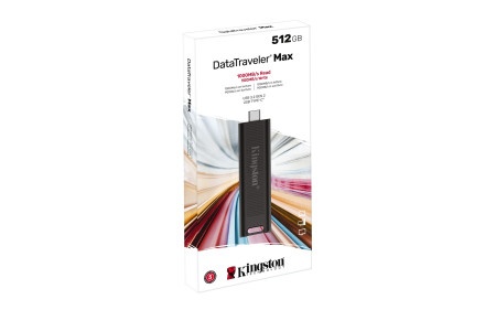 Kingston dtmax/512gb/datatraveler max/3.2/crna usb memorija ( DTMAX/512GB )