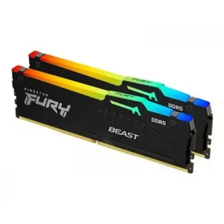 Kingston Fury Beast rgb kf560c30bbak2-64 memorija ddr5 64gb (2x32gb) 6000mhz -1