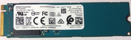 Kioxia corporation SSD corporation 256GB NVMe KBG40ZNV256G Bulk