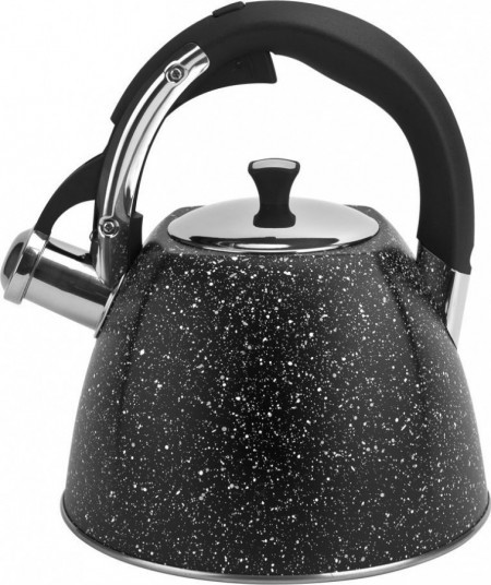 Klausberg čajnik sa zviždukom mermerni crni 2,2l ( kb7412 )