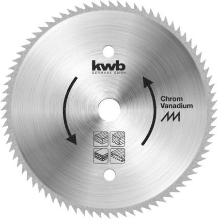KWB rezni disk za cirkular 200x16 72Z, CrV, za drvo ( KWB 49587111 ) - Img 1