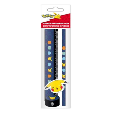 La Plume Doree Pokemon - Pikachu Stationery 4 in 1 Set ( 068050 )