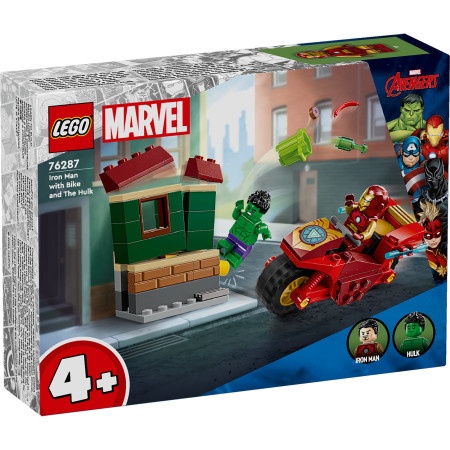 Lego Ajronmen na motoru i Hulk ( 76287 )