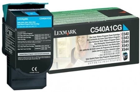 Lexmark cyan toner 1K ( C540A1CG )