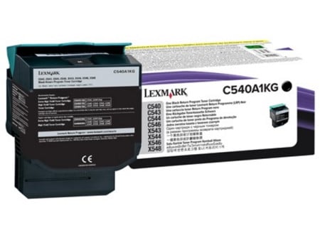 Lexmark toner C54x, X54x return program/crna ( C540A1KG )