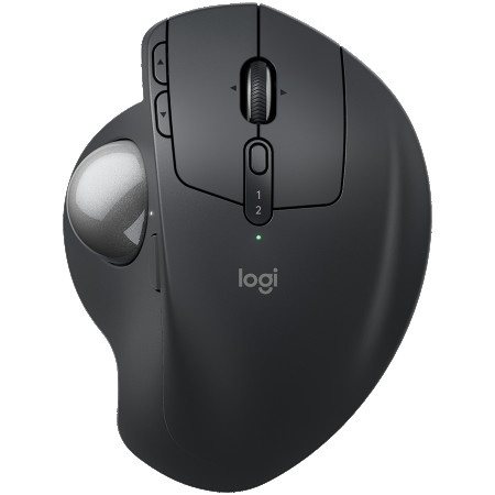 Logitech emea28-935 mx ergo s advanced wireless trackball - graphite - 2.4ghz ( 910-007260 ) -1