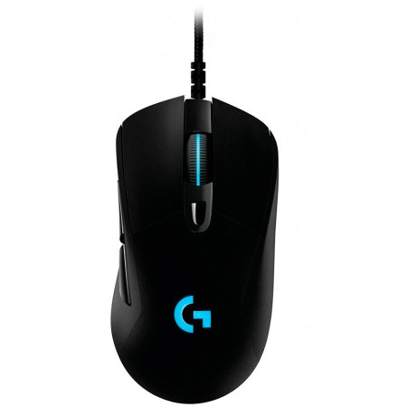 Logitech g403 hero lightsync corded gaming mouse black ( 910-005632 )