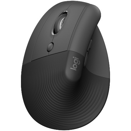 Logitech lift left bluetooth vertical ergonomic mouse graphite black ( 910-006474 )
