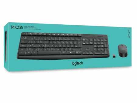 Logitech MK235 Wireless Desktop USB Gray US tastatura+miš ( 5099206063976 )