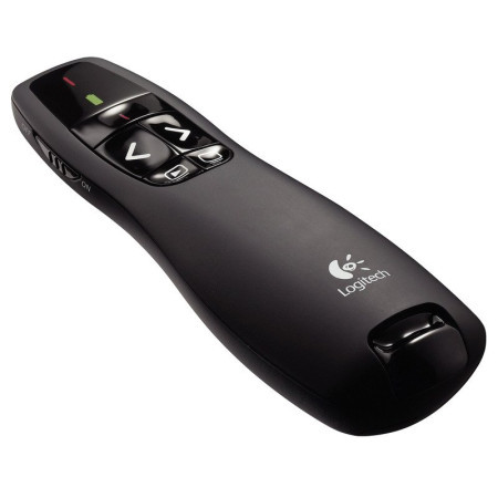 Logitech R400 wireless presentation remote black ( 910-001356 )