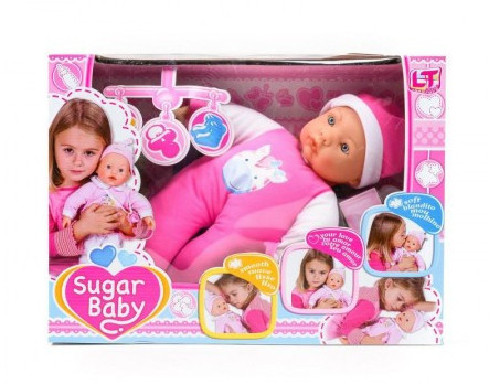 Loko toys,lutka beba u roze odelcetu,45 cm ( A015286 ) - Img 1