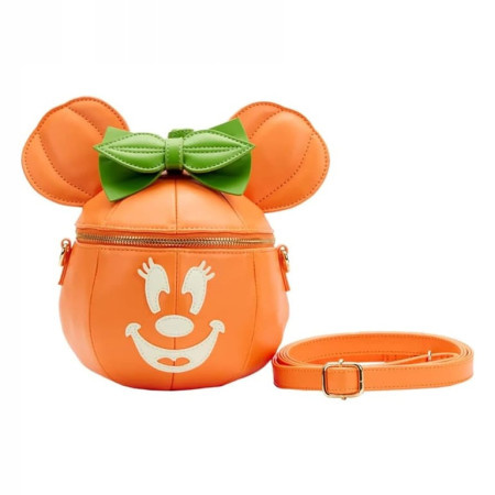 Loungefly Disney Glow Face Pumpkin Minnie Figural Crossbody Bag ( 060446 ) - Img 1