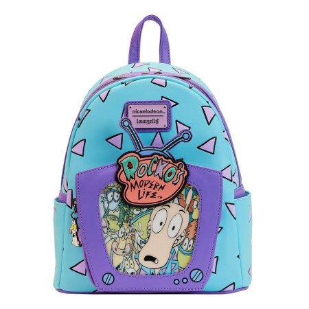 Loungefly Rockos Modern Life Lenticular TV Mini Backpack ( 060439 ) -1