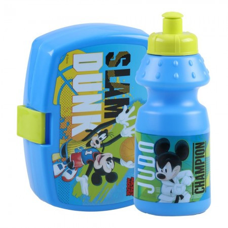 Lunch box, kutija za užinu i flašica, Mickey Mouse, set ( 319813 ) - Img 1