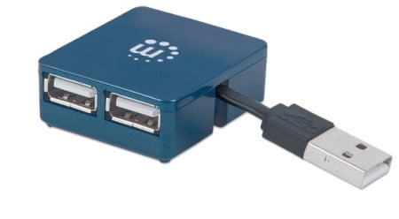 Manhattan 160605 2.0/480Mbps/Plavi USB HUB 4port