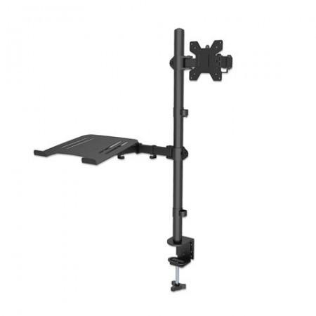 Manhattan monitor - nosač 2-u-1 kombo za monitor (13"-32") i laptop ( 0001236748 )