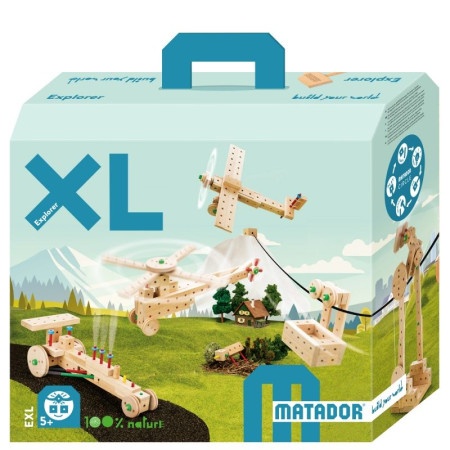 Matador EXL Drveni konstruktor set Istraživač   ( SW11470 )-1